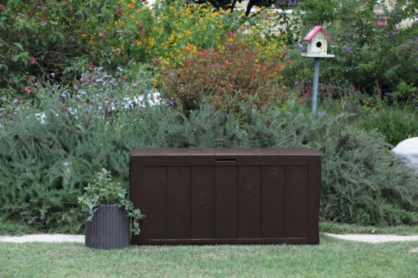 Záhradný box Keter Sherwood 270L hnedý – Obrázok 3