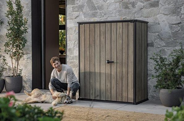 Záhradný box Keter Signature 1400 l Ashwood – Obrázok 2