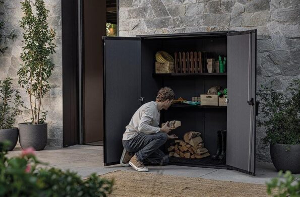 Záhradný box Keter Signature 1400 l Ashwood – Obrázok 3