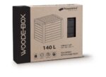 Záhradný box Prosperplast WOODEBOX antracit 140L – Obrázok 2