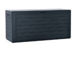 Záhradný box Prosperplast WOODEBOX antracit 280L
