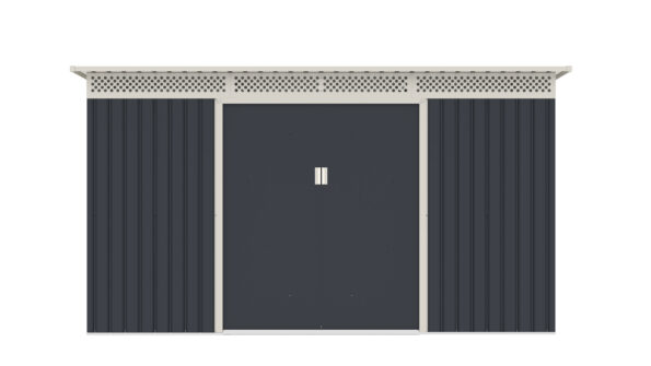 Záhradný domček G21 GRAH 700 - 340 x 206 cm, antracitový – Obrázok 2