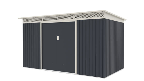 Záhradný domček G21 GRAH 700 - 340 x 206 cm, antracitový – Obrázok 3