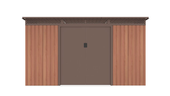 Záhradný domček G21 GRAH 700 - 340 x 206 cm, hnedý – Obrázok 2