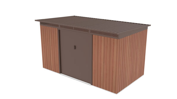 Záhradný domček G21 GRAH 700 - 340 x 206 cm, hnedý – Obrázok 4