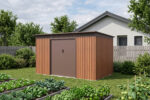 Záhradný domček G21 GRAH 700 - 340 x 206 cm, hnedý – Obrázok 6