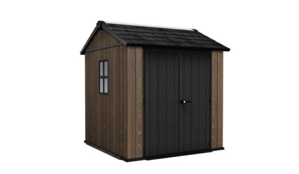 Záhradný domček Keter Apex 7,5 x 7 Walnut, s podlahou – Obrázok 3