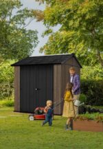Záhradný domček Keter Apex 7,5 x 7 Walnut, s podlahou – Obrázok 6