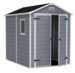 Záhradný domček Keter MANOR 6 x 8 DD šedý / biely