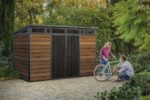 Záhradný domček Keter PENT Signature 11x7 Walnut, s podlahou – Obrázok 6