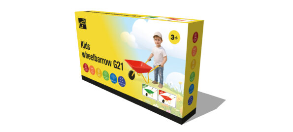 Záhradný fúrik G21 detský, zelený – Obrázok 12
