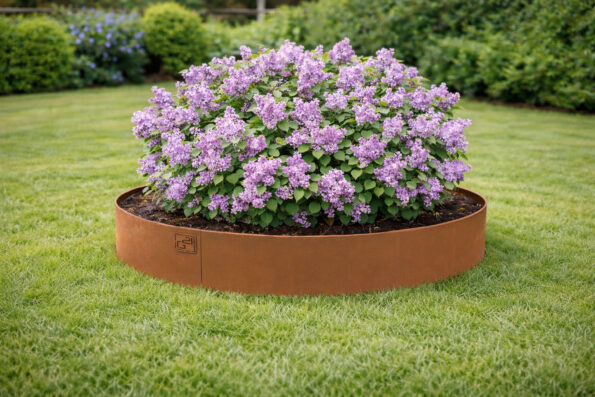 Záhradný obrubník G21 100 x 20 cm, kruhový, Corten – Obrázok 10