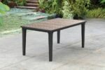 Záhradný stôl Keter Deco Futura 160 walnut / grafit – Obrázok 2