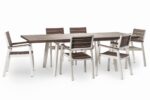 Záhradný stôl Keter Harmony rozkladací biely / cappuccino – Obrázok 3