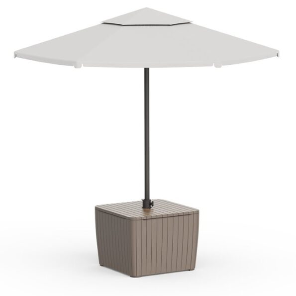 Záhradný stôl Keter Luzon Deco ashwood / cappuccino – Obrázok 2