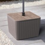 Záhradný stôl Keter Luzon Deco ashwood / cappuccino – Obrázok 4