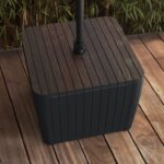 Záhradný stôl Keter Luzon Deco walnut / grafit – Obrázok 2