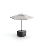 Záhradný stôl Keter Luzon Deco walnut / grafit – Obrázok 3
