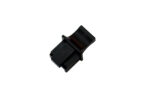 Záslepka Solarix RJ45-0-BK pre konektor RJ45 čierna