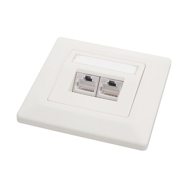 Zasuvka-Solarix-2x-RJ45-STP-Cat-6-pod-omitku-bila Zásuvka Solarix 2x RJ45, STP, Cat 6, pod omítku, bílá – Obrázok 1