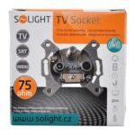 Zásuvka Solight TV+R+SAT koncová – Obrázok 2