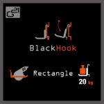 Závesný systém G21 BlackHook Rectangle 9 x 10 x 24 cm – Obrázok 7