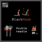 Závesný systém G21 BlackHook double needle 8 x 10 x 22 cm – Obrázok 7