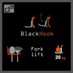 Závesný systém G21 BlackHook fork lift 9 x 19 x 24 cm – Obrázok 6