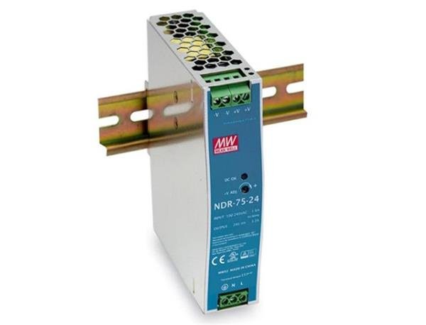 Zdroj-Mean-Well-NDR-75-48-priemyselny-48V-75W-na-DIN Zdroj Mean Well NDR-75-48 priemyselný, 48V, 75W, na DIN – Obrázok 1