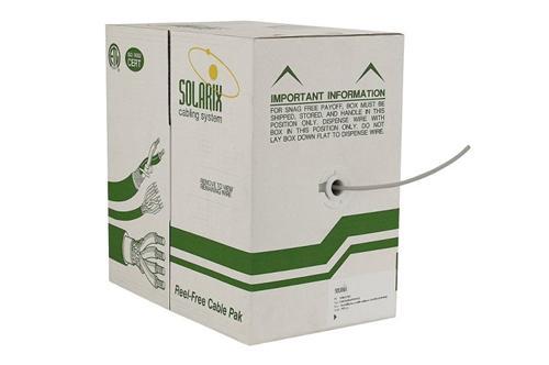 Kábel Solarix UTP cat5e drôt 100m PVC Kábel Solarix UTP cat5e drôt 100m PVC