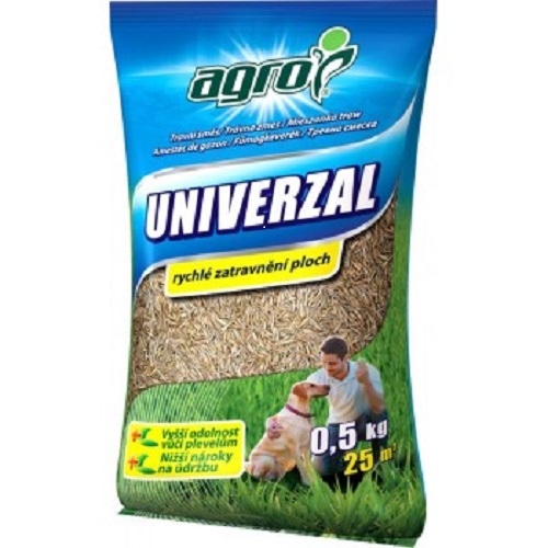 travna-zmes-Agro-UNIVERZAL-05-kg trávna zmes Agro UNIVERZÁL 0,5 kg – Obrázok 1