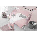 3-dielne posteľné obliečky Belisima Mouse 90/120 ružové – Obrázok 4