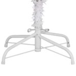 vidaXL Umelý vianočný stromček 270 cm PVC a oceľ Biela – Obrázok 11