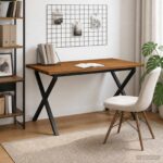 vidaXL Stôl s živým okrajom 140 x 70 x 75 cm Pevné akáciové drevo – Obrázok 3