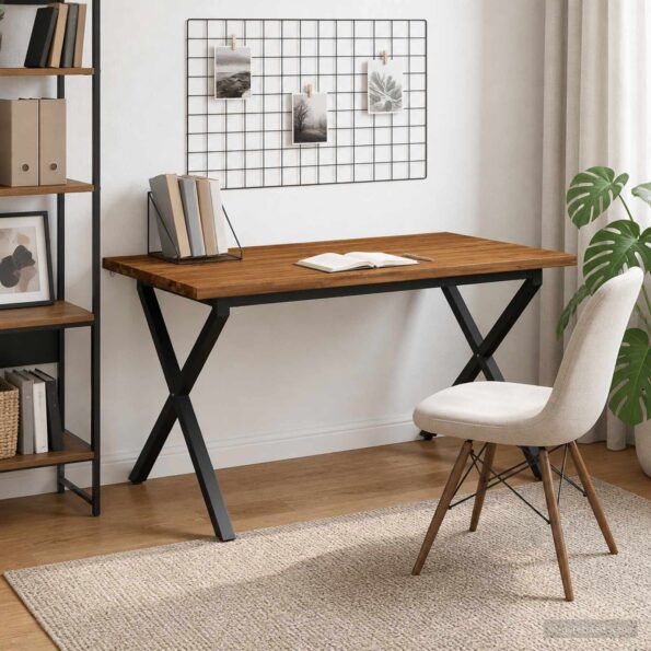 vidaXL Stôl s živým okrajom 140 x 70 x 75 cm Pevné akáciové drevo – Obrázok 3