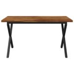 vidaXL Stôl s živým okrajom 140 x 70 x 75 cm Pevné akáciové drevo – Obrázok 4