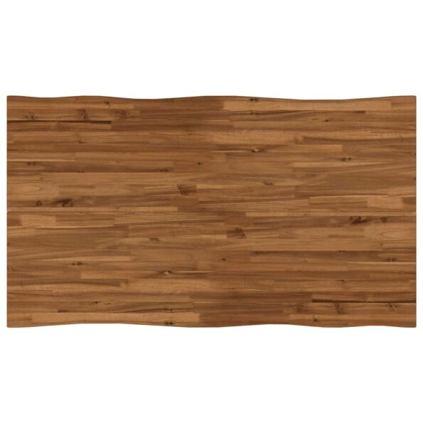 vidaXL Stôl s živým okrajom 140 x 70 x 75 cm Pevné akáciové drevo – Obrázok 6
