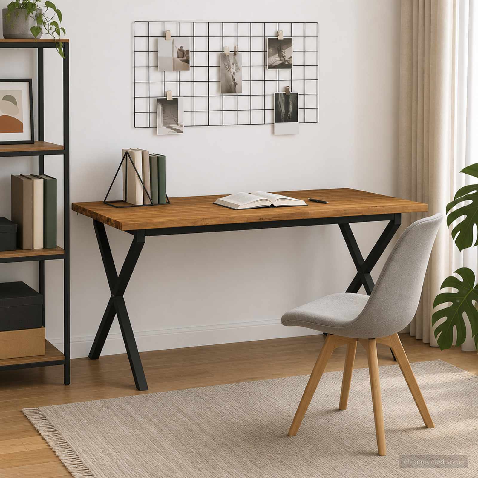 3425099_1.jpg vidaXL Stôl s živým okrajom 160 x 80 x 75 cm Pevné akáciové drevo – Obrázok 1