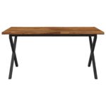 vidaXL Stôl s živým okrajom 160 x 80 x 75 cm Pevné akáciové drevo – Obrázok 4