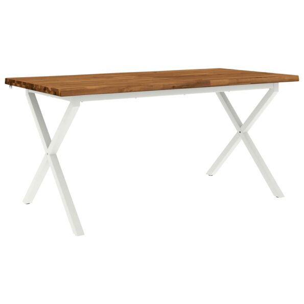vidaXL Stôl s živým okrajom 160 x 90 x 75 cm Pevné akáciové drevo – Obrázok 2