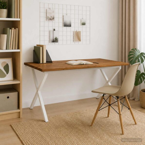 vidaXL Stôl s živým okrajom 160 x 90 x 75 cm Pevné akáciové drevo – Obrázok 3