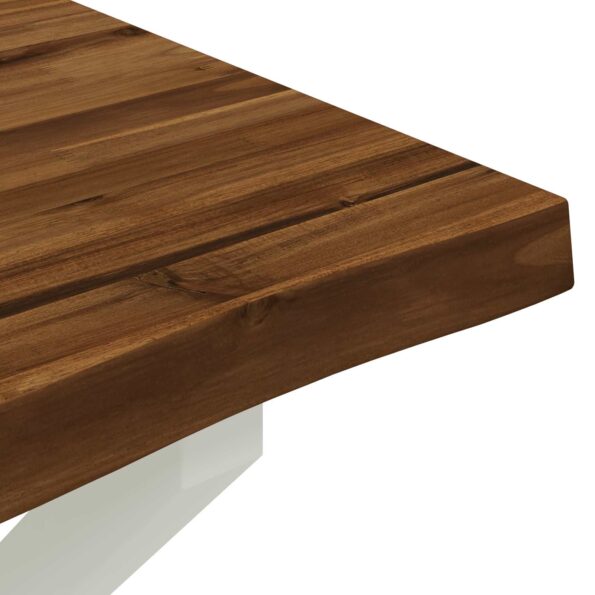 vidaXL Stôl s živým okrajom 160 x 90 x 75 cm Pevné akáciové drevo – Obrázok 7
