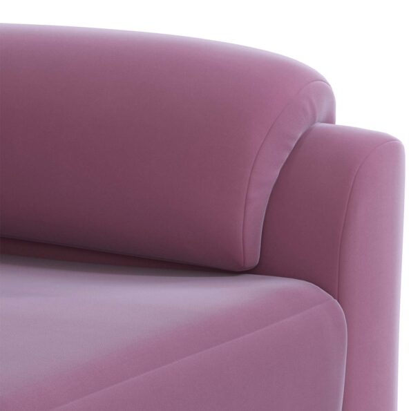 vidaXL Sada pohoviek 2 pcs Fialová Zamat – Obrázok 5