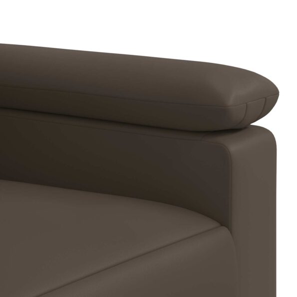 vidaXL Sada pohoviek 2 pcs Sivá Umelá koža – Obrázok 5