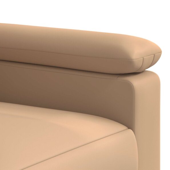 vidaXL Sada pohoviek 2 pcs Kapučínová Umelá koža – Obrázok 5