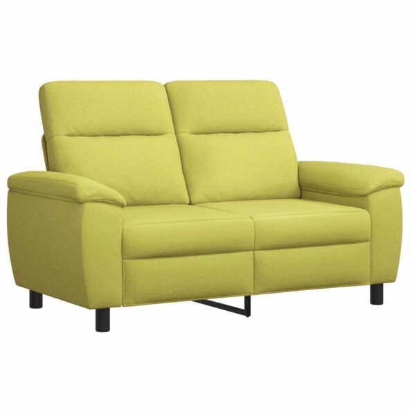 vidaXL Sada pohoviek 2 pcs Svetlo zelená Látka – Obrázok 4