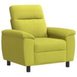 vidaXL Sada pohoviek 2 pcs Svetlo zelená Látka – Obrázok 3