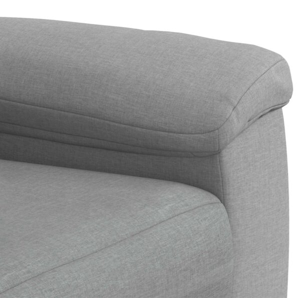 vidaXL Sada pohoviek 3 pcs Svetlosivá Látka – Obrázok 6