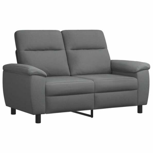 vidaXL Sada pohoviek 3 pcs Tmavosivá Látka – Obrázok 4