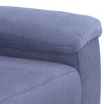 vidaXL Sada pohoviek 3 pcs Modrá džínovina Látka – Obrázok 6